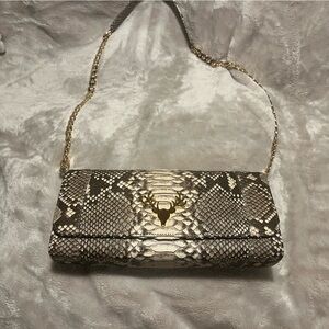 Taxidermy Python Foldover Clutch
Send me your best offers!